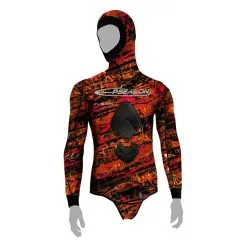 EPSEALON Red Fusion Spearfishing Jacket 7 Mm